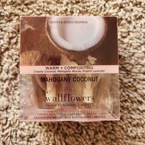 Buy 2 Get 1 FREE!! Wallflowers Refill Set of 2- Mahogany Coconut